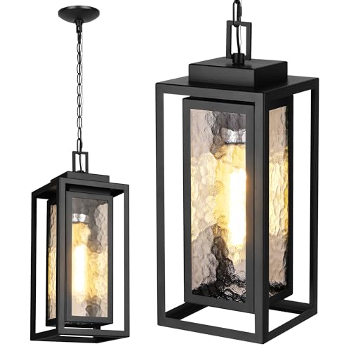15" Outdoor Pendant Light (Water Ripples)