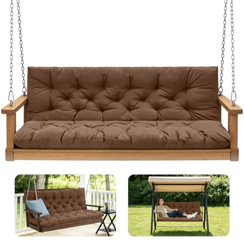 Porch Swing Cushions (Coffee / 40x 40 inches)