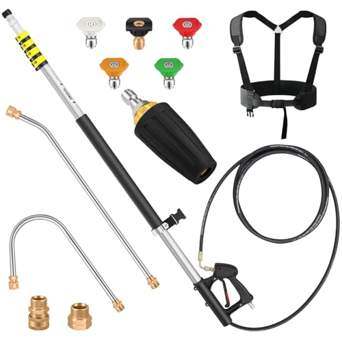 24 FT Telescoping Pressure Washer Wand Extension (24FT-LSE)