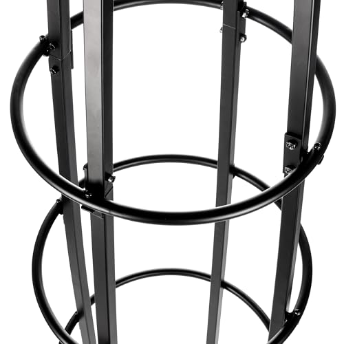 Tall Iron Obelisk Trellis 8 Ft (BLACK / 8 Feet Tall)