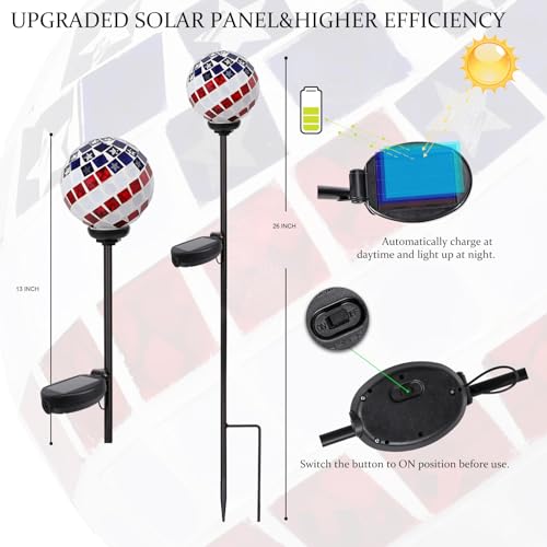 Decorative Solar Garden Lights (Red&Blue)
