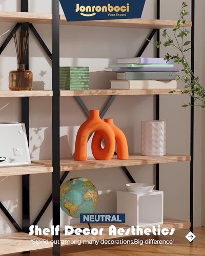 Hug Donut Decorative Vase Set (Orange)