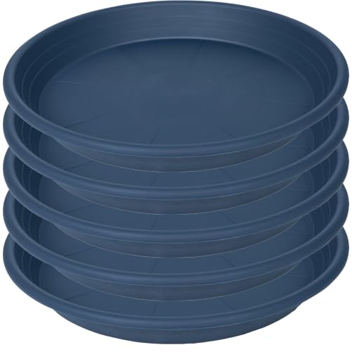 5 Pack of 14 inch Plant Saucer (14" (5 pack) / Blue)