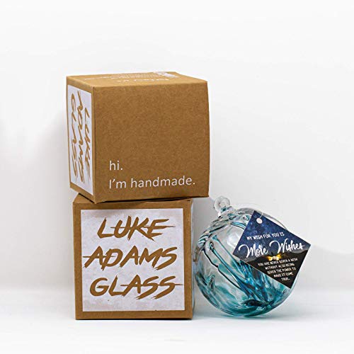 Luke Adams Handmade Glass Gazing Balls for Garden