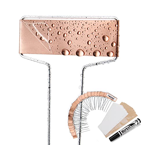 25PCS Copper Metal Plant Tags Plant Labels with 50Pcs Labels (4 inch / 25pcs Copper Metal)