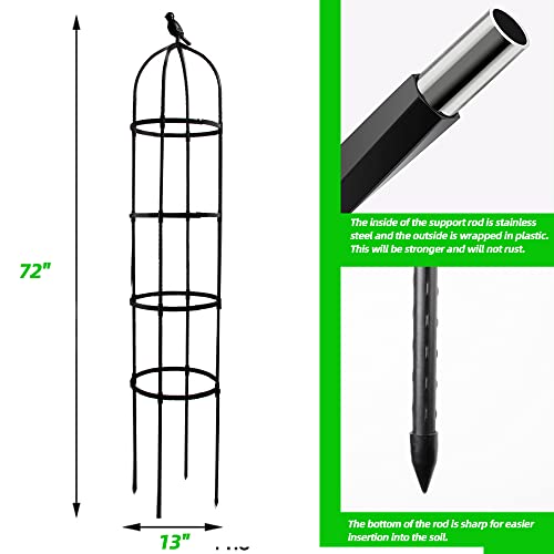Garden Trellis for Climbing Plants (Black)