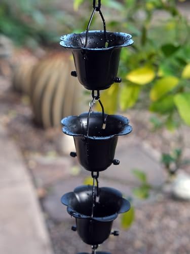 Flower Cups Rain Chain