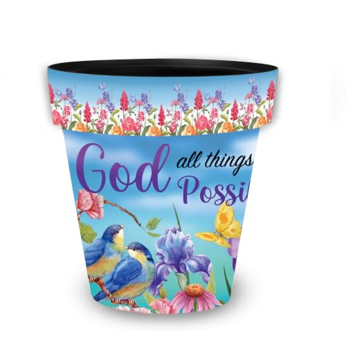 Spring Planter 11.75 x 11 x 11 with God Medium (With God / Medium)
