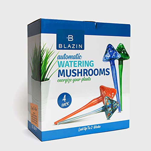 Indoor Plant Watering Globes (Mushroom)