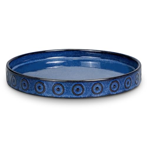Ceramic Plant Saucer (5.6 Inch / Blue)