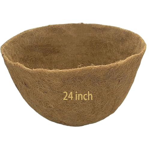 1PCS Coco Liners for Planters 24 inch Round Basket Shaped