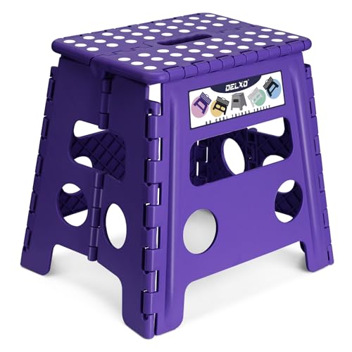 Folding Step Stool 13 Inch (Purple / 13 Inch)