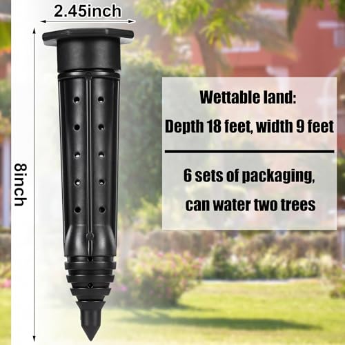 6 Pack Garden Watering Stake Deep Root Irrigation Spike (6 Count)