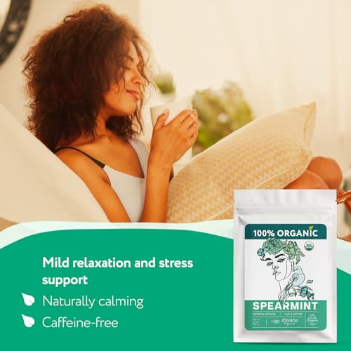 Organic Spearmint Tea Loose Leaf 3 oz (3 oz)