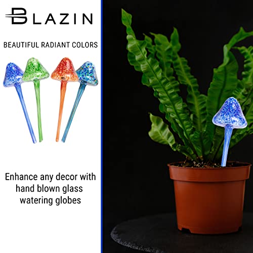 Indoor Plant Watering Globes (Mushroom)