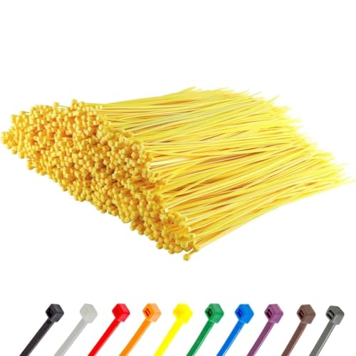 12 Inch Yellow Zip Ties (Yellow / 12" (40lb))