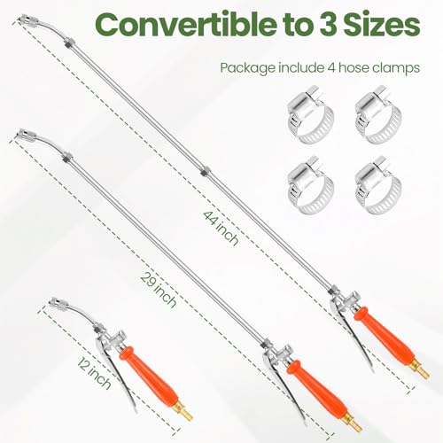 29" 44" All Metal Replacement Sprayer Wand (10 Count)