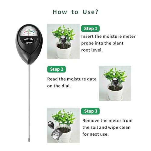 Soil Moisture Meter (Black)