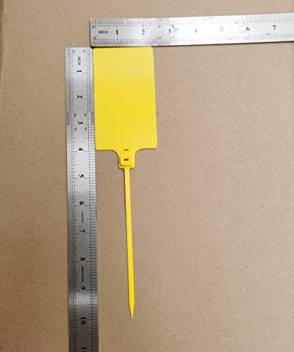 Plastic Shipping Tags for Labeling Large Zip Tie Labels 58x100mm 100pcs (100 Count)