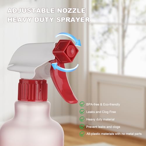 Spray Bottles 16.9oz (Red)