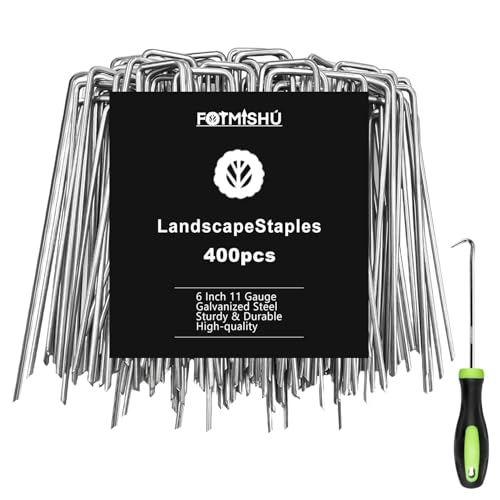Landscape Staples 6 Inch 400Pcs Garden Stakes