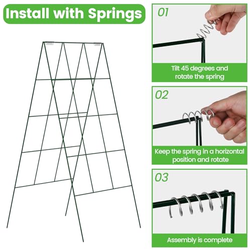 Foldable Cucumber Trellis (46" L x 18" W)