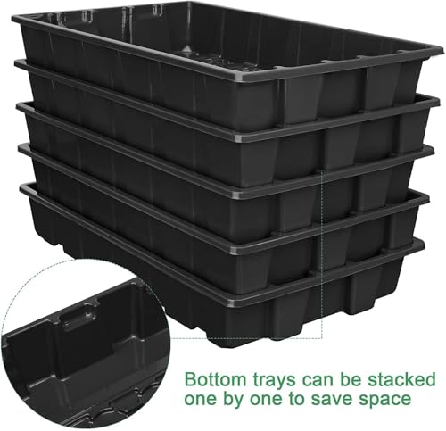 10Pack Seed Starter Tray (Black / 40-Cell 10-Pack)