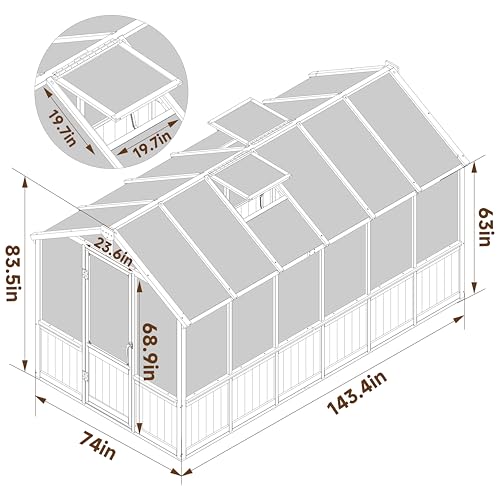 6x12FT Greenhouse