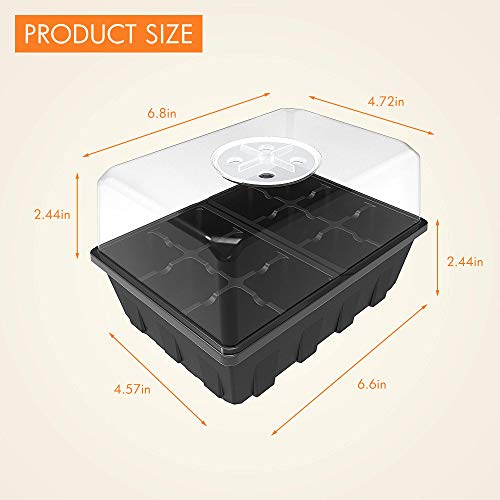3 Pack Seed Starter Tray Germination Kit (3 Count)