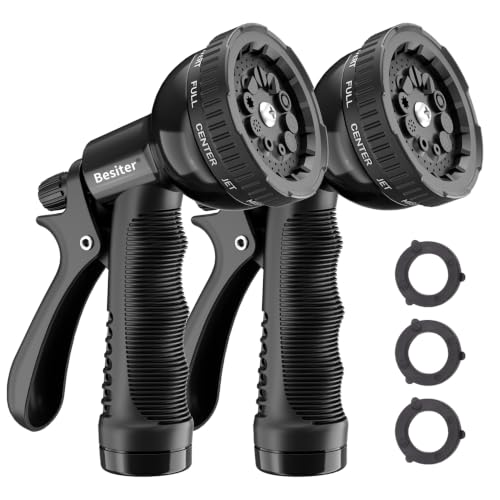 Garden Hose Nozzle Sprayer (Black/Black)