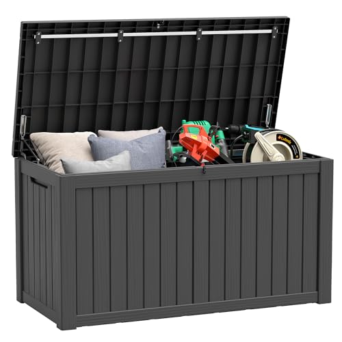 151 Gal Deck Box (151 Gallon / Striped Black)