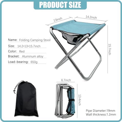 16 Inch Tall Portable Folding Camping Stool