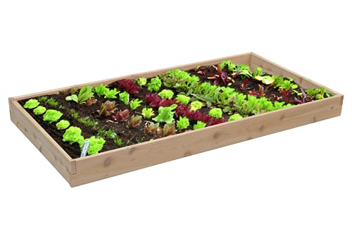 Red Cedar Wood Raised Vegetable Garden Bed