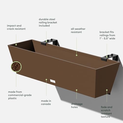 Pure Series Railing Planter (2 Count)