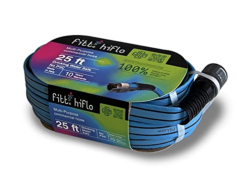 HiFlo Water Hose (25ft / Light Blue)