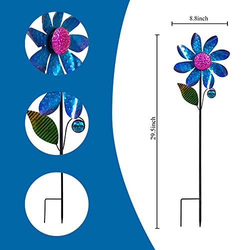 2 Pack Wind Spinners (Blue-orange)