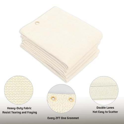 Shade Cloth 3x6 FT Sun Shade (3' x 6' custom size / Beige)