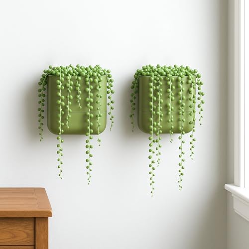 6.5 Inch Wall Mounted Self (6.5" (2 Pack) / Olive)