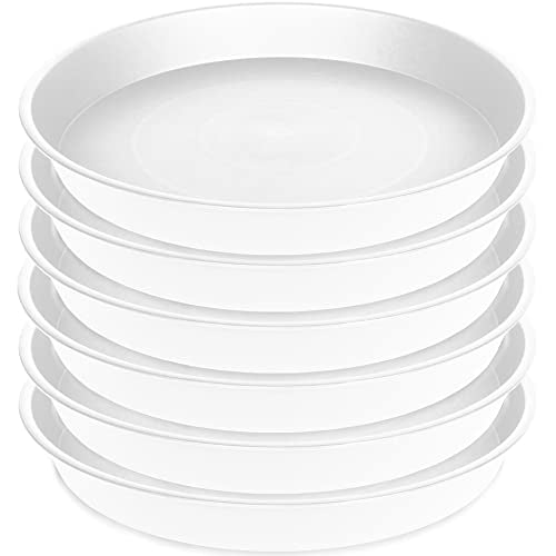 6 Pack of 7 inch Plant Saucer (7" (6 pack) / Creamy White)