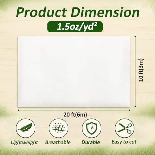 1.5 oz Plant Covers Freeze Protection