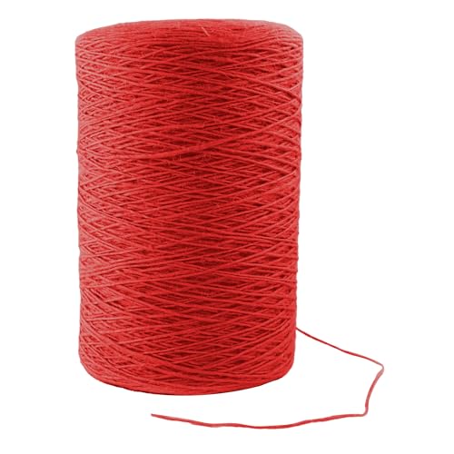 1mm x 2500 Feet Red Jute Rope (Red / 1mm x 2500 Ft)
