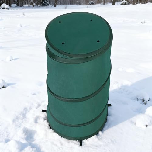 8" x 13" x 22" Pop Up Frost Protection Plant Cone (Green-1pc)