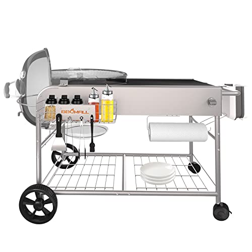 Grill Table for Weber 22" &18" Original Kettle (50" x 24.2" x 31.1" inches|30001)