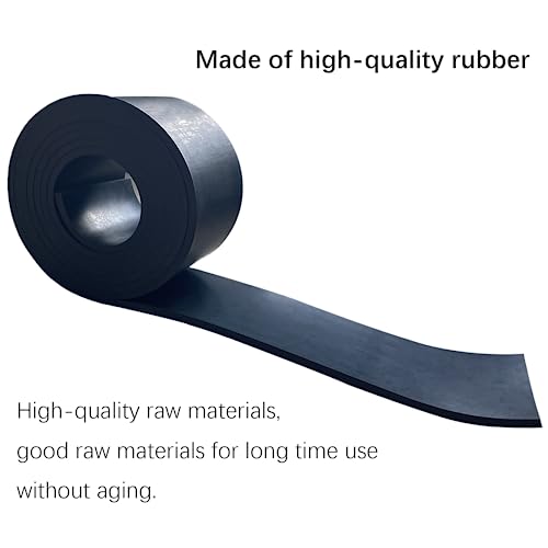 Solid Rubber Strip Roll 1 (4"X10'X1/4 / No Adhesive)