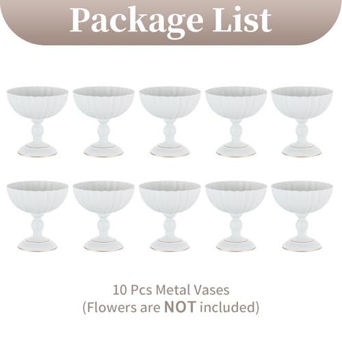 White Urn Vase for Centrepieces (White)