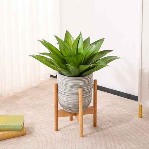 Succulents Plants Artificial Agave Plant 28Inch Large Faux Succulent Unpotted Aloe Premium Crafting DIY Greenery Decor for Indoor Outdoor (Unpotted Large Succulent - 2pcs Green / Succulent)
