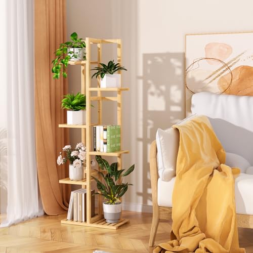 6 Tier Bamboo Plant Stand Indoor