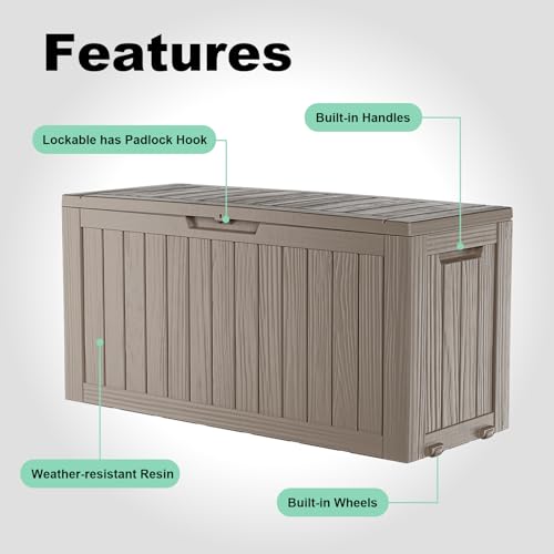 75 Gallon Outdoor Deck Box