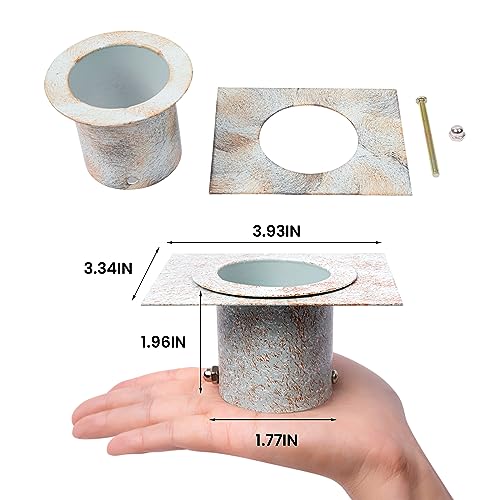 Rain Chain for Gutters with Adapter (Cyan)