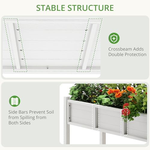 Raised Garden Bed with Tools